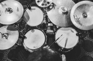 Drum kit top-down